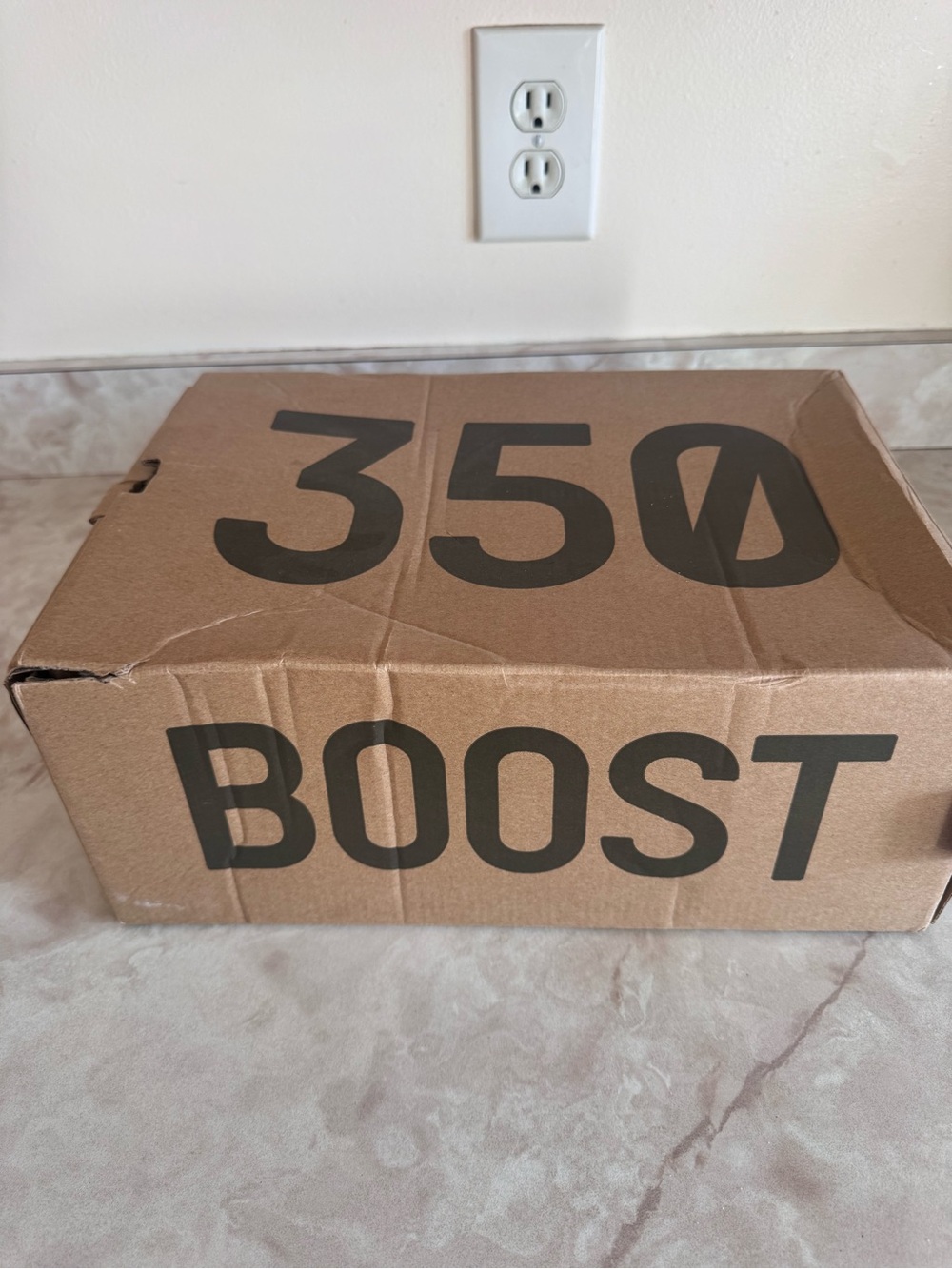 Yeezy Cream White Knit Sneakers - Picture 5 of 6